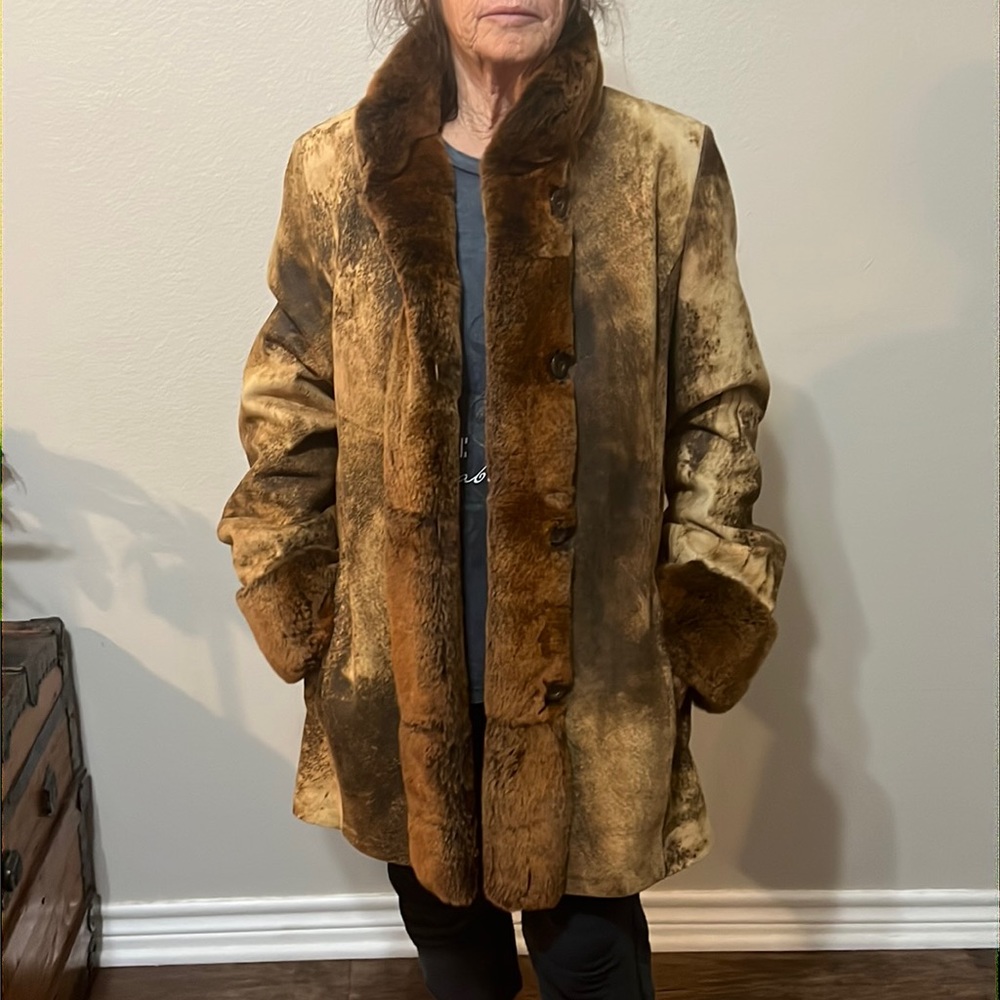 Rex Rabbit Fur & Leather coat purchased from a fur store in Colorado